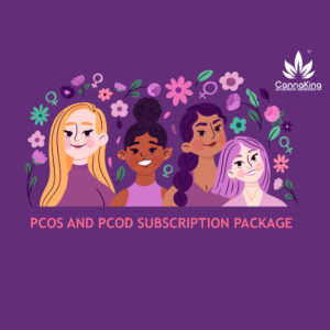 PCOS/ PCOD/ MENSTRUAL PAIN ayurvedic medication subscription pack for medical Cannabis/ hemp/ vijaya Leaf extract